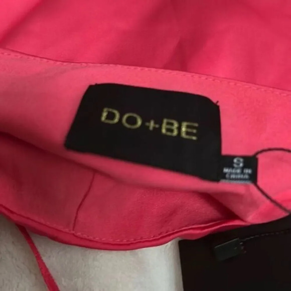 DO+BE. One Shoulder Sateen Cocktail Dress Size‎ Small pink NWT/Formal/Party - Picture 3 of 3